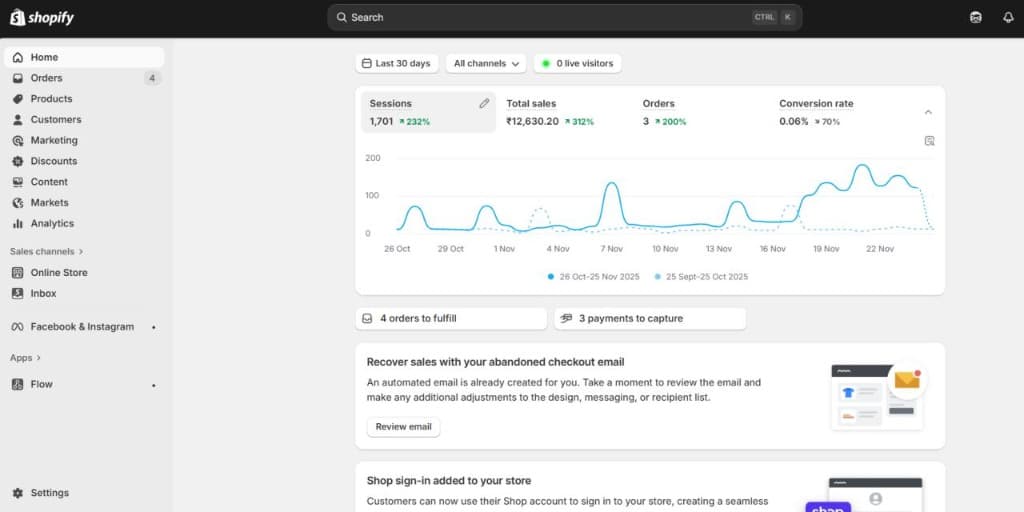 Shopify Store Development Project